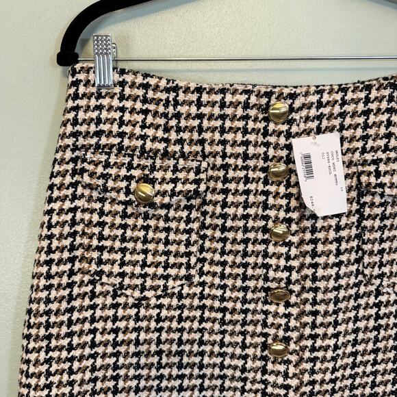 Intermix Outfit 2Piece Set Kiki Tweed Jacket XL & Coco Mini Button Mini Skirt 10 - Picture 12 of 16